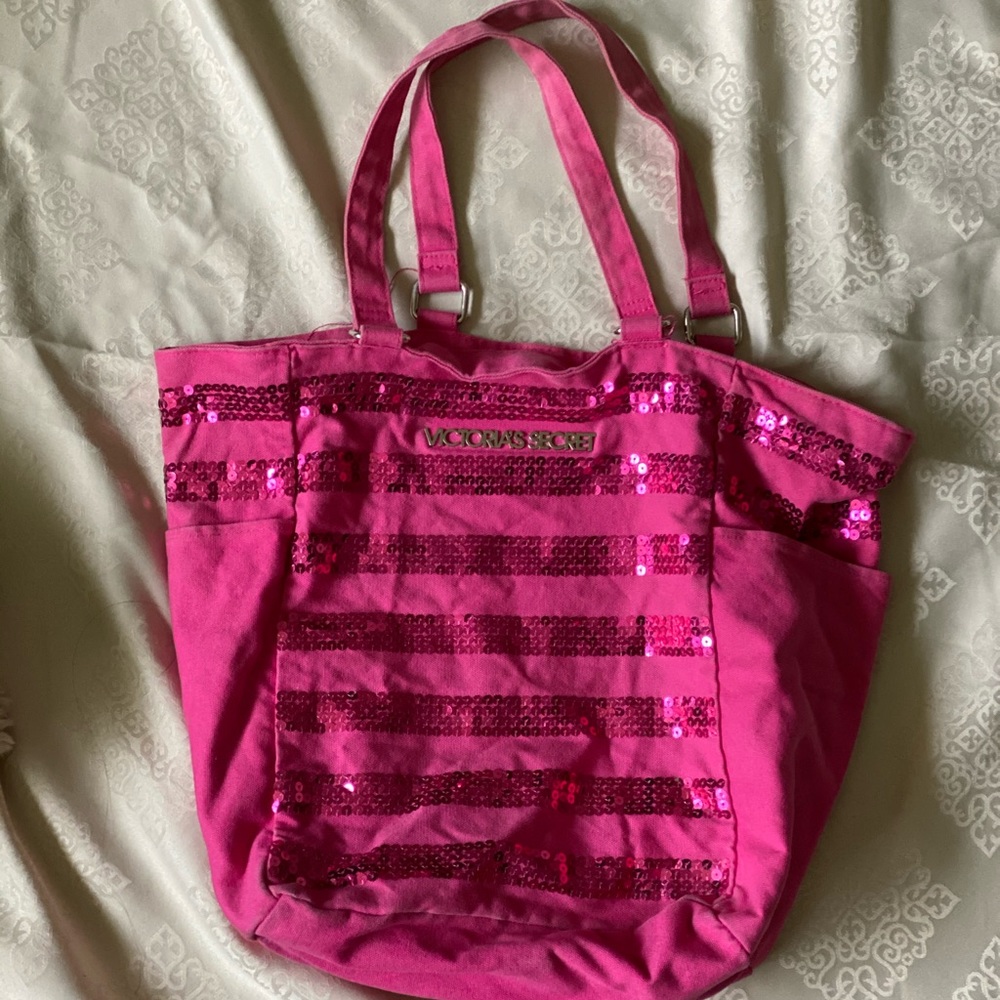 Victoria’s Secret pink tote bag